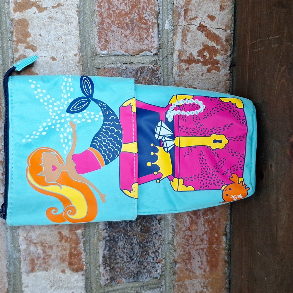 New! Thirty-one Mermaid Treasure Hide & Peek Pouch